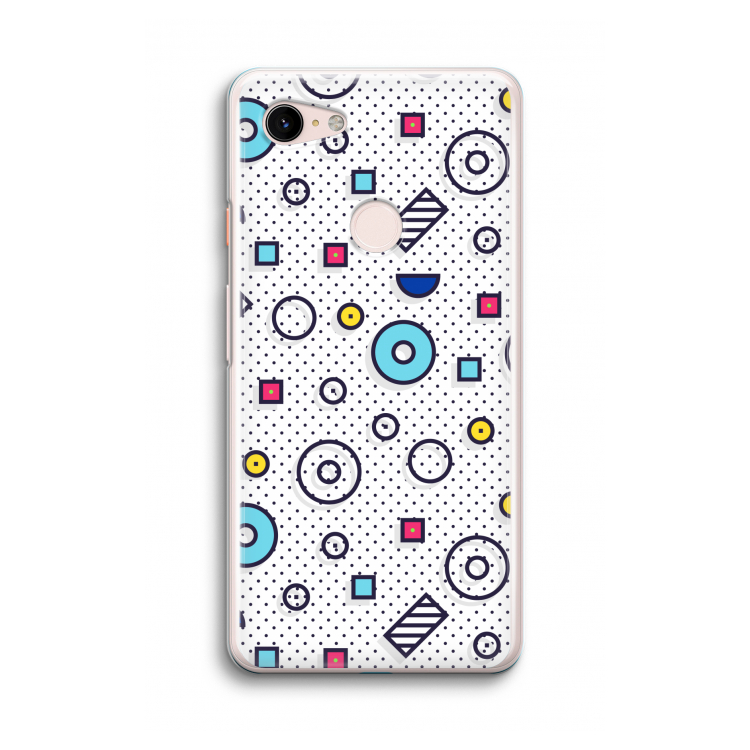 8-bit N°9: Google Pixel 3 Transparant Hoesje
