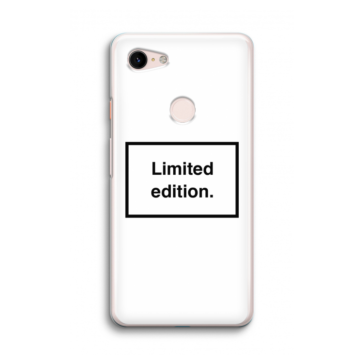 Limited edition: Google Pixel 3 Transparant Hoesje