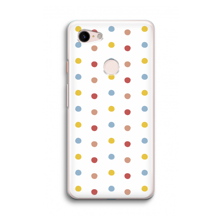 Bollen: Google Pixel 3 Transparant Hoesje