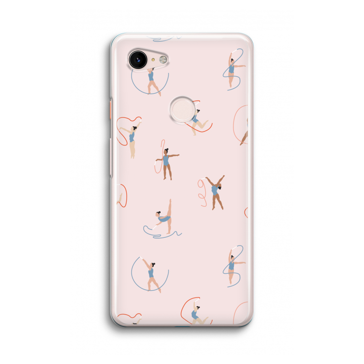 Dancing #3: Google Pixel 3 Transparant Hoesje