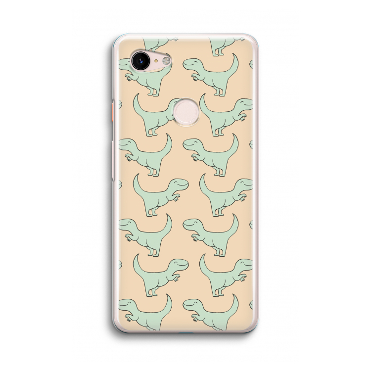 Dinos: Google Pixel 3 Transparant Hoesje