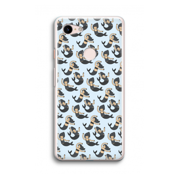 Zeemeermin: Google Pixel 3 Transparant Hoesje