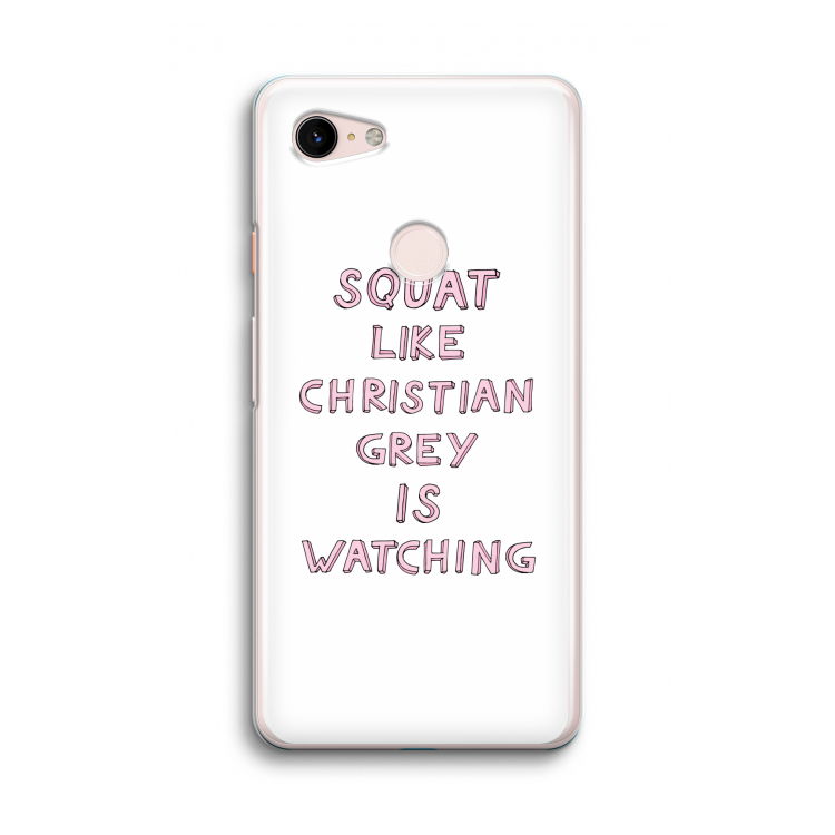 Christian Grey: Google Pixel 3 Transparant Hoesje