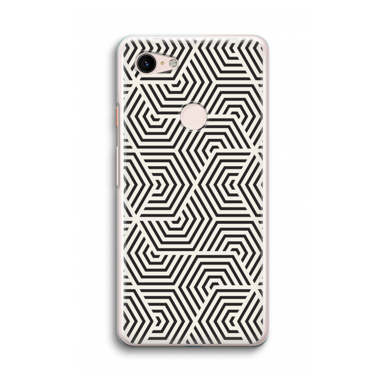 Magic pattern: Google Pixel 3 Transparant Hoesje