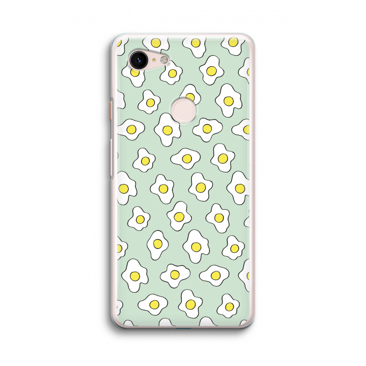 Spiegeleitjes: Google Pixel 3 Transparant Hoesje