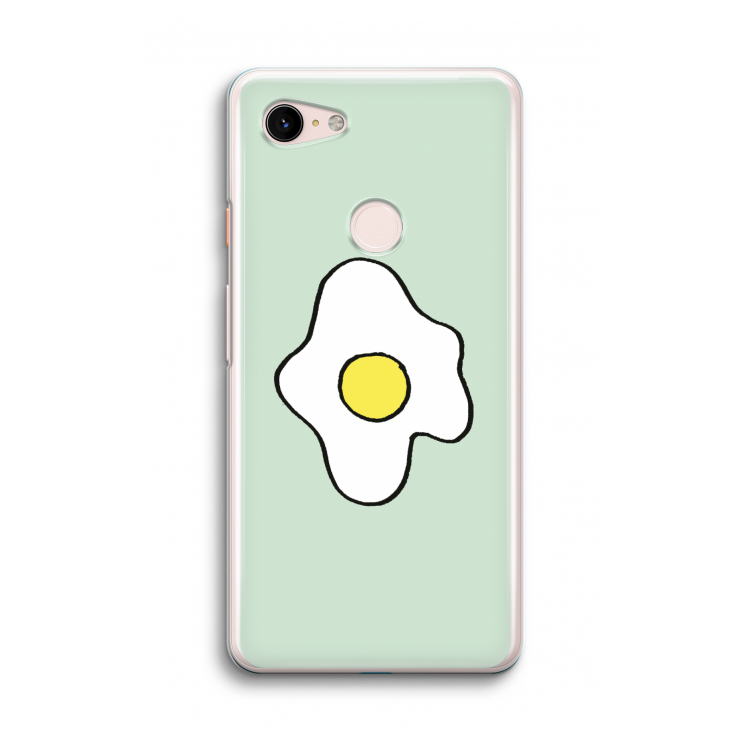 Spiegelei: Google Pixel 3 Transparant Hoesje