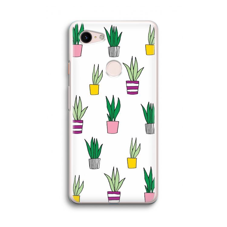 Sanseveria: Google Pixel 3 Transparant Hoesje