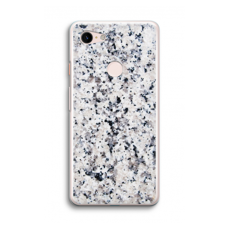 Gespikkelde marmer: Google Pixel 3 Transparant Hoesje