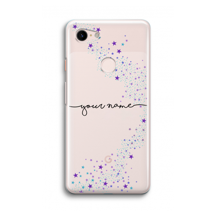 Sterren: Google Pixel 3 Transparant Hoesje
