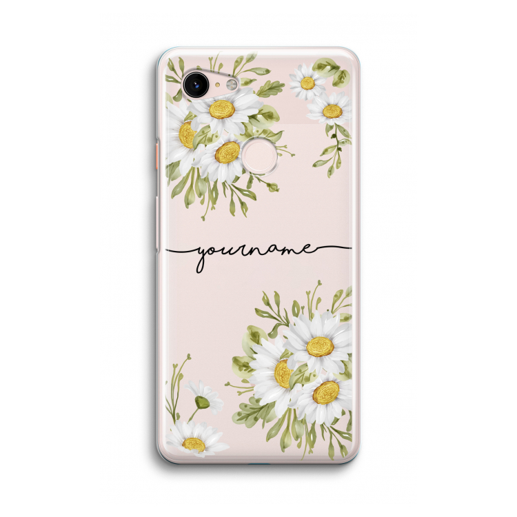 Daisies: Google Pixel 3 Transparant Hoesje