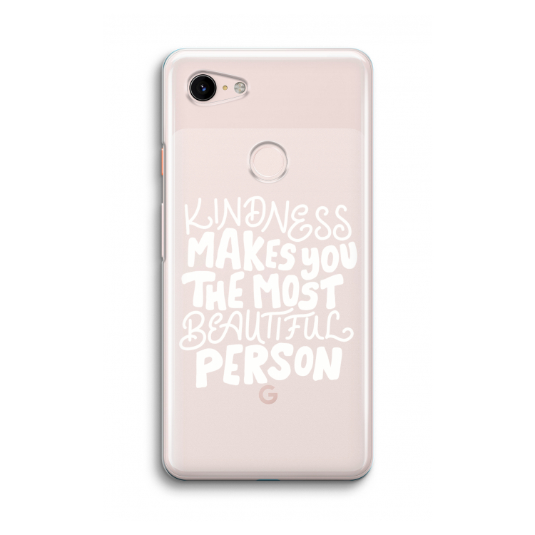 The prettiest: Google Pixel 3 Transparant Hoesje
