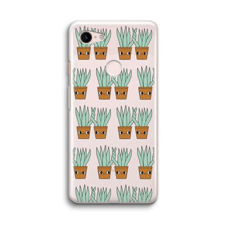 Sansevieria: Google Pixel 3 Transparant Hoesje