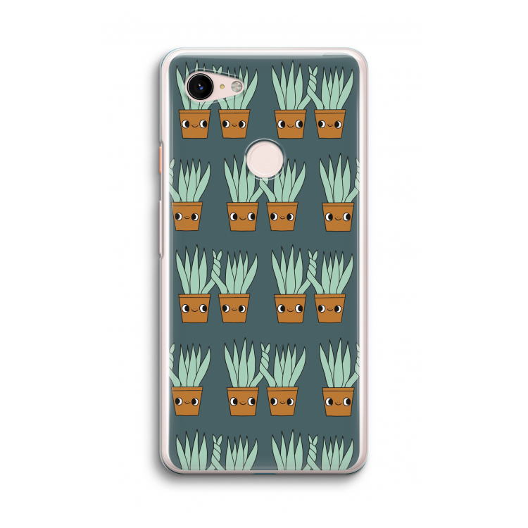 Sansevieria: Google Pixel 3 Transparant Hoesje