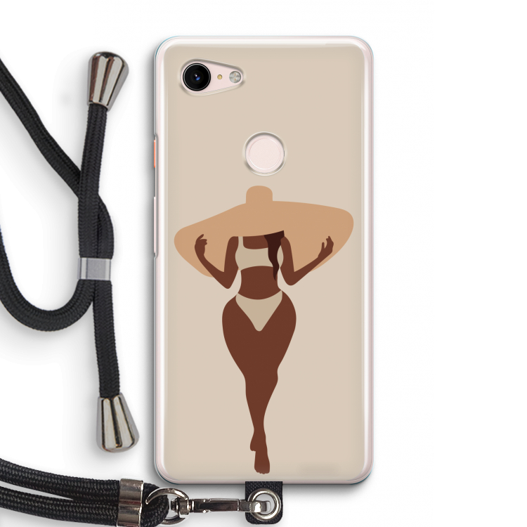Let's get salty: Pixel 3 Transparant Hoesje met koord