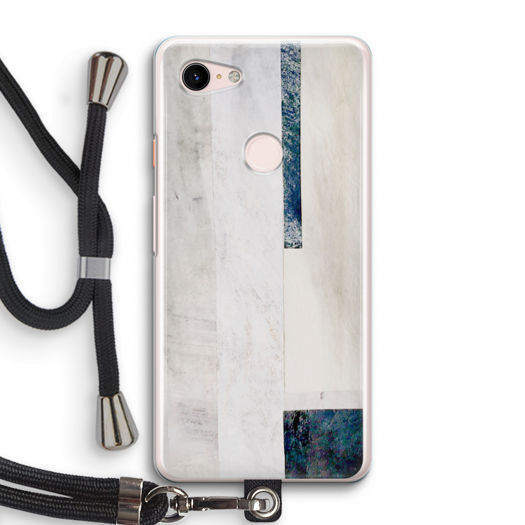 Meet you there: Pixel 3 Transparant Hoesje met koord