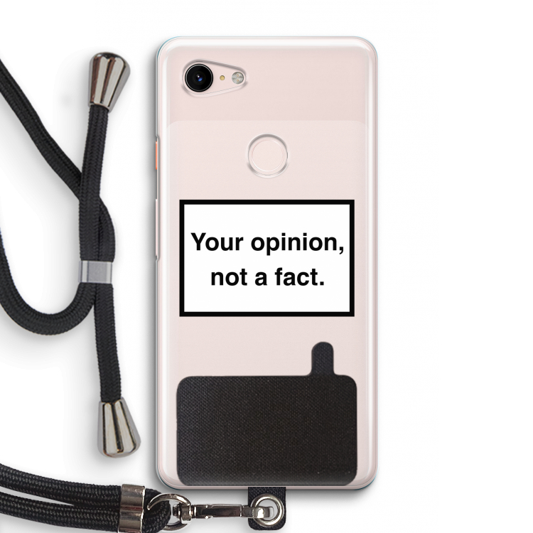 Your opinion: Pixel 3 Transparant Hoesje met koord