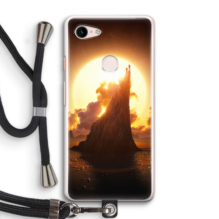 Children of the Sun: Pixel 3 Transparant Hoesje met koord