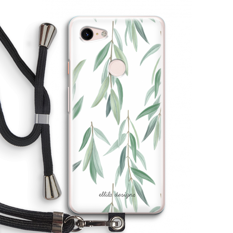 Branch up your life: Pixel 3 Transparant Hoesje met koord