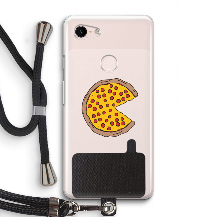 You Complete Me #2: Pixel 3 Transparant Hoesje met koord