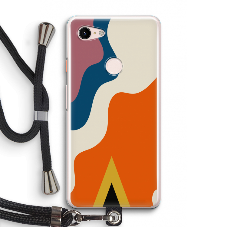Noor A: Pixel 3 Transparant Hoesje met koord