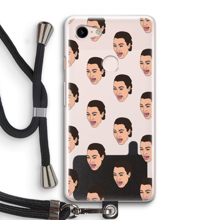 Ugly Cry Call: Pixel 3 Transparant Hoesje met koord
