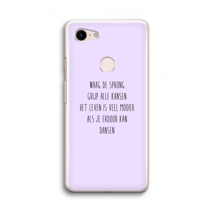 Sprong: Google Pixel 3 Transparant Hoesje