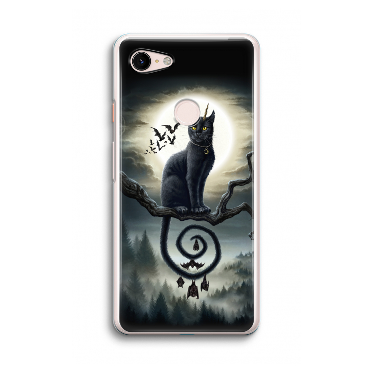 Moonlight Companions: Google Pixel 3 Transparant Hoesje
