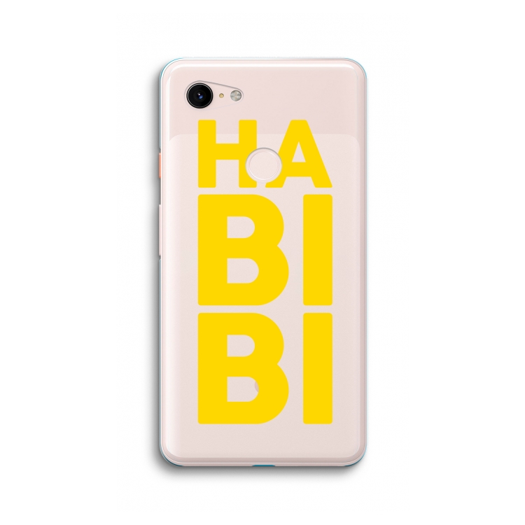 CaseCompany Habibi Majorelle : Google Pixel 3 XL Transparant Hoesje