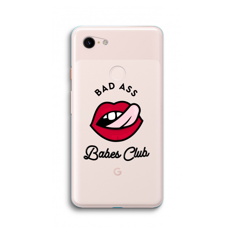Badass Babes Club: Google Pixel 3 XL Transparant Hoesje