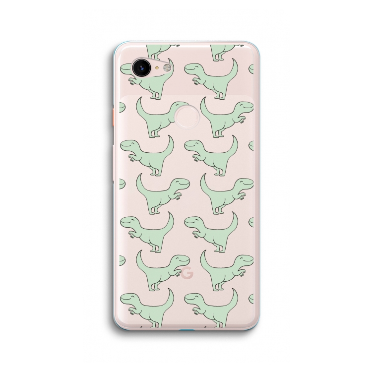 Dinos: Google Pixel 3 XL Transparant Hoesje