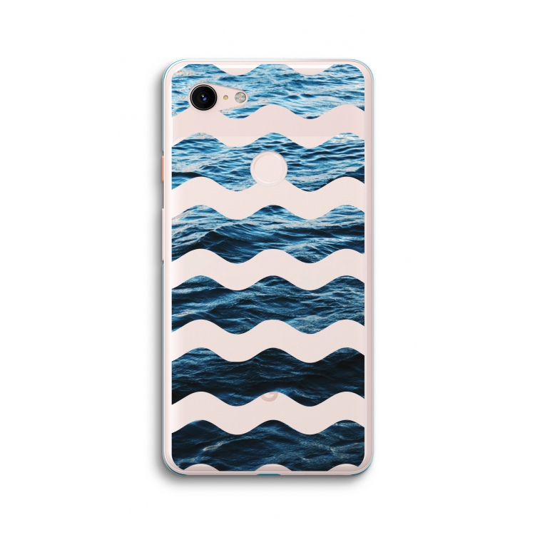 Oceaan: Google Pixel 3 XL Transparant Hoesje