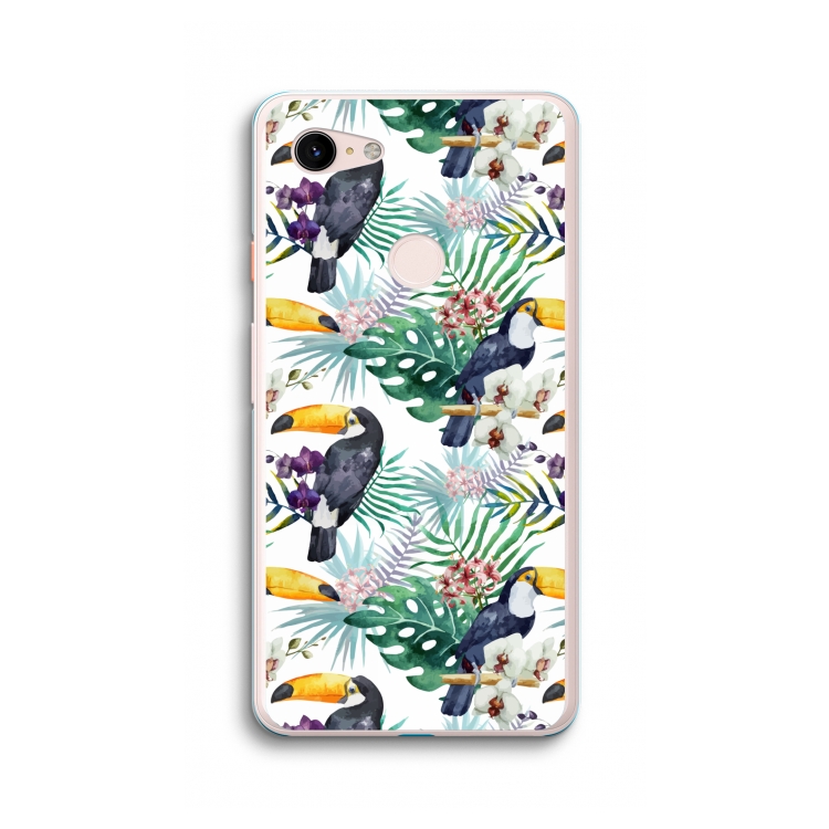 Tukans: Google Pixel 3 XL Transparant Hoesje