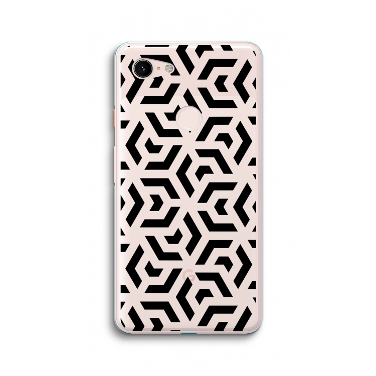 Crazy pattern: Google Pixel 3 XL Transparant Hoesje