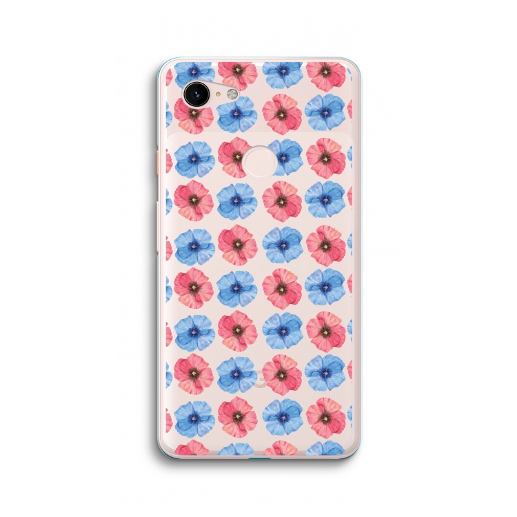 Klaproosjes: Google Pixel 3 XL Transparant Hoesje