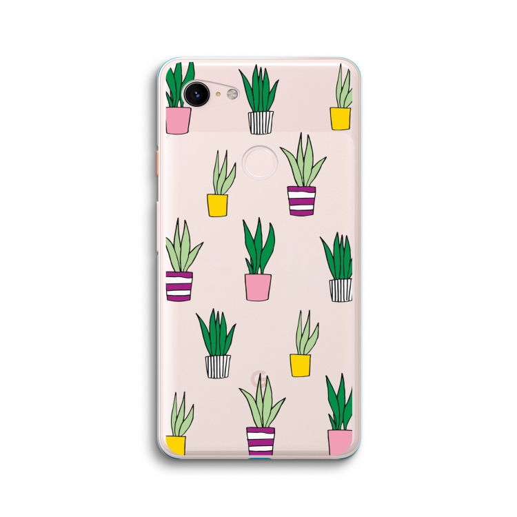 Sanseveria: Google Pixel 3 XL Transparant Hoesje