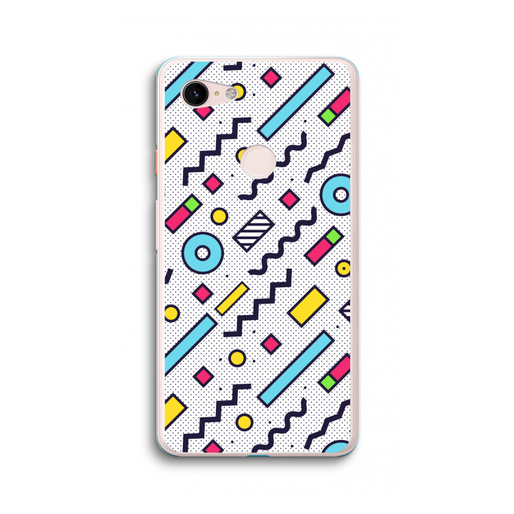 8-bit N°8: Google Pixel 3 XL Transparant Hoesje