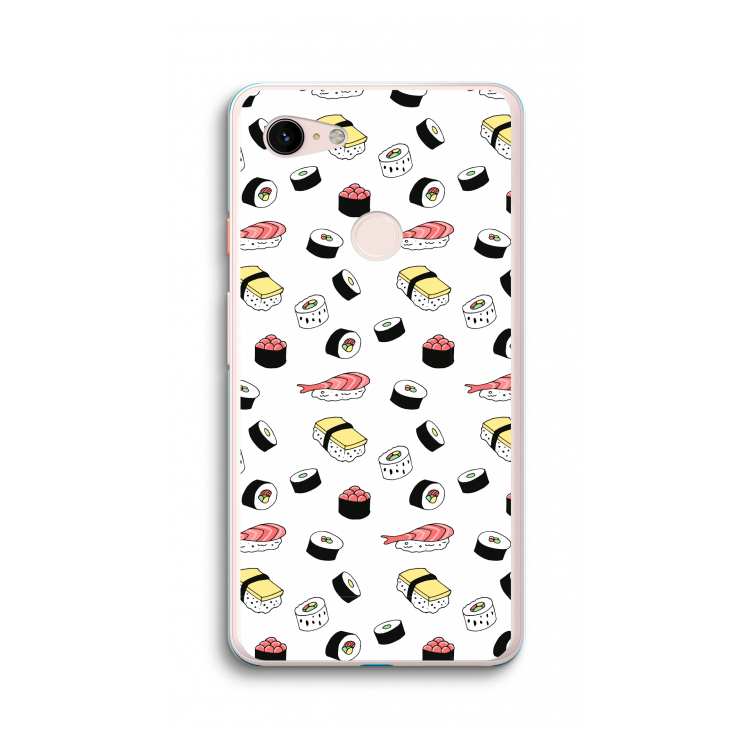 Sushi time: Google Pixel 3 XL Transparant Hoesje
