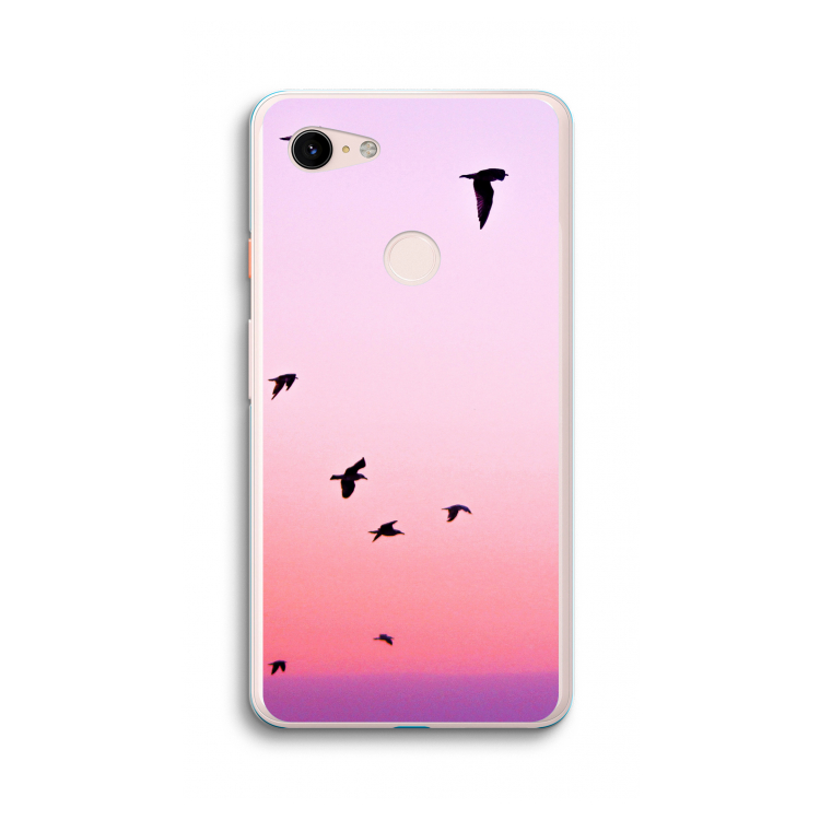 Fly away: Google Pixel 3 XL Transparant Hoesje