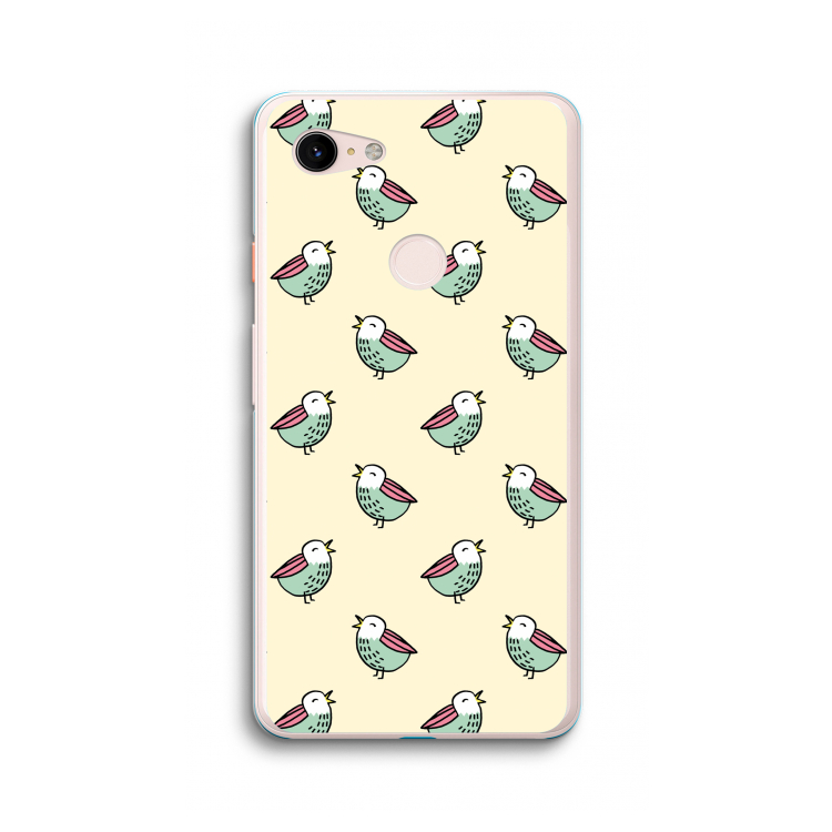 Vogeltjes: Google Pixel 3 XL Transparant Hoesje