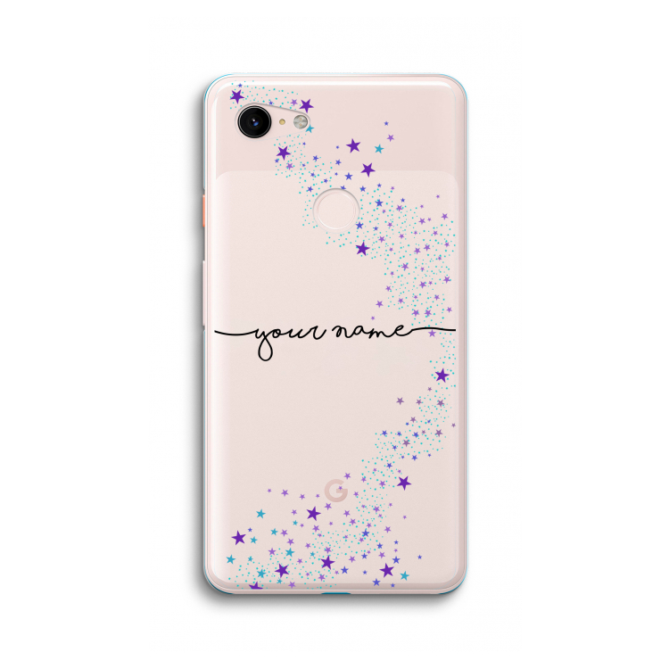 Sterren: Google Pixel 3 XL Transparant Hoesje