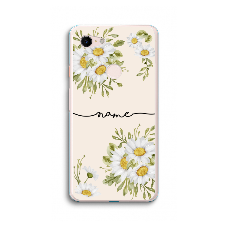Daisies: Google Pixel 3 XL Transparant Hoesje