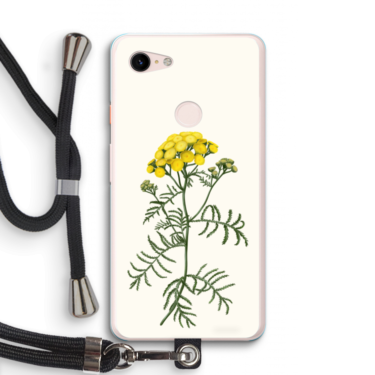 Tansy: Pixel 3 XL Transparant Hoesje met koord