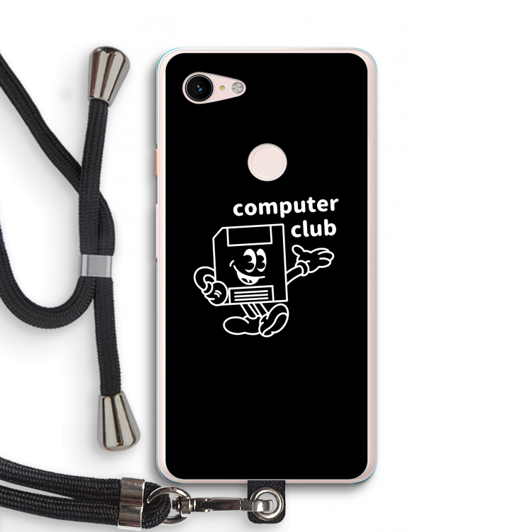Floppyhead: Pixel 3 XL Transparant Hoesje met koord