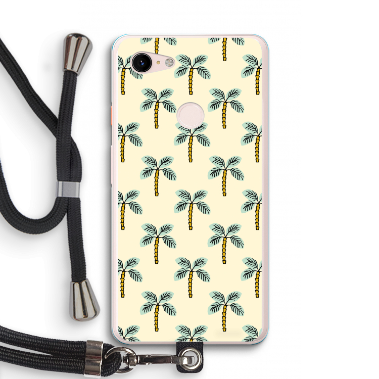 Paradise: Pixel 3 XL Transparant Hoesje met koord
