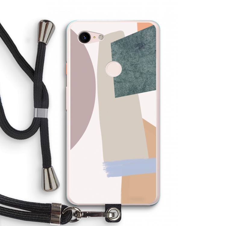Lindo: Pixel 3 XL Transparant Hoesje met koord