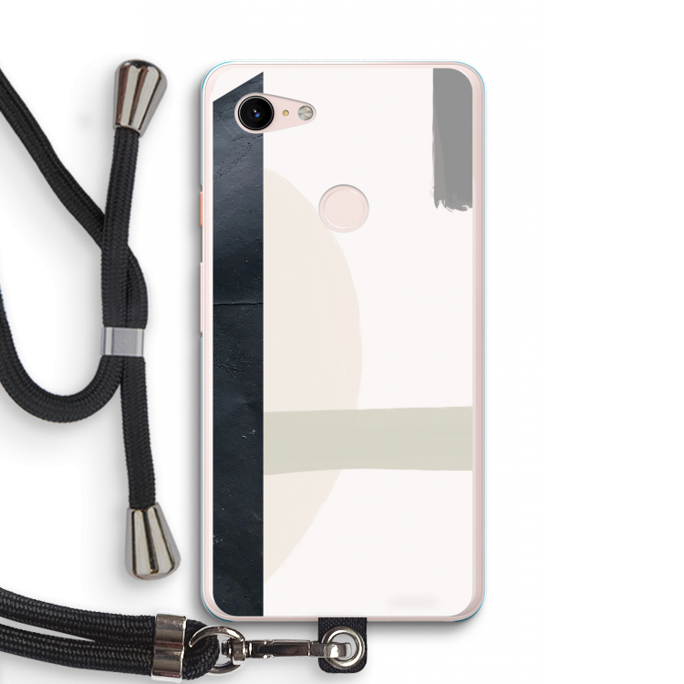 Baca: Pixel 3 XL Transparant Hoesje met koord
