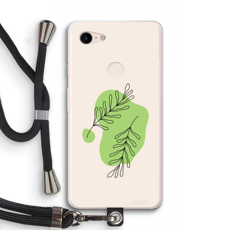 Beleaf in you: Pixel 3 XL Transparant Hoesje met koord
