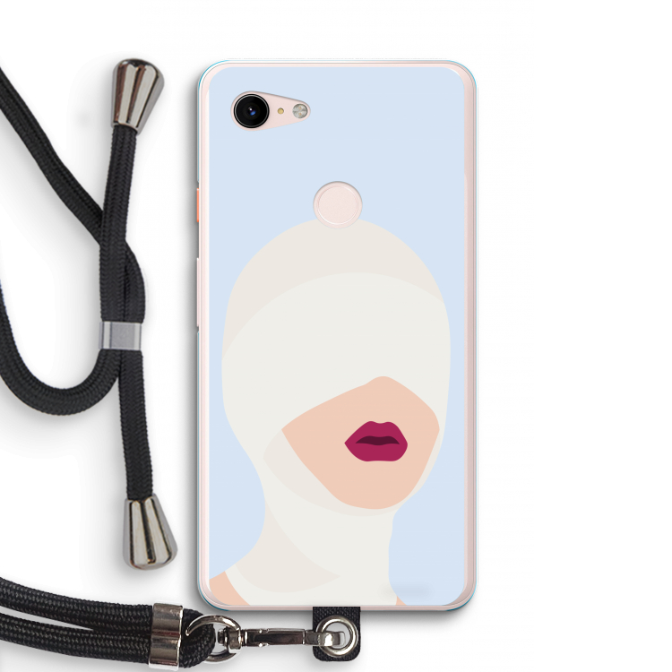 Incognito: Pixel 3 XL Transparant Hoesje met koord