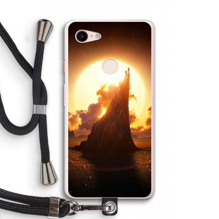 Children of the Sun: Pixel 3 XL Transparant Hoesje met koord
