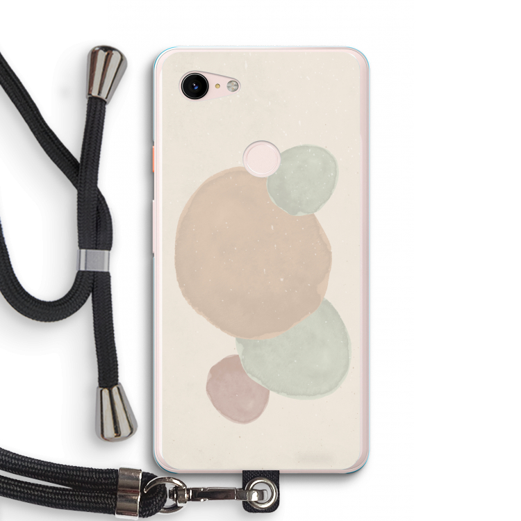 Geo #9: Pixel 3 XL Transparant Hoesje met koord